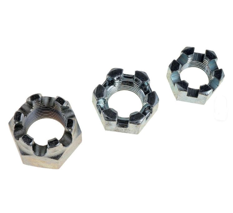 Hex Slotted Thin Nuts — view 2